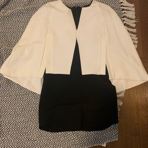BCBG MAXAZRIA cape mini dress- size 0